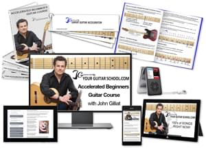 Accelerated Beginners Guitar Video Course Image
